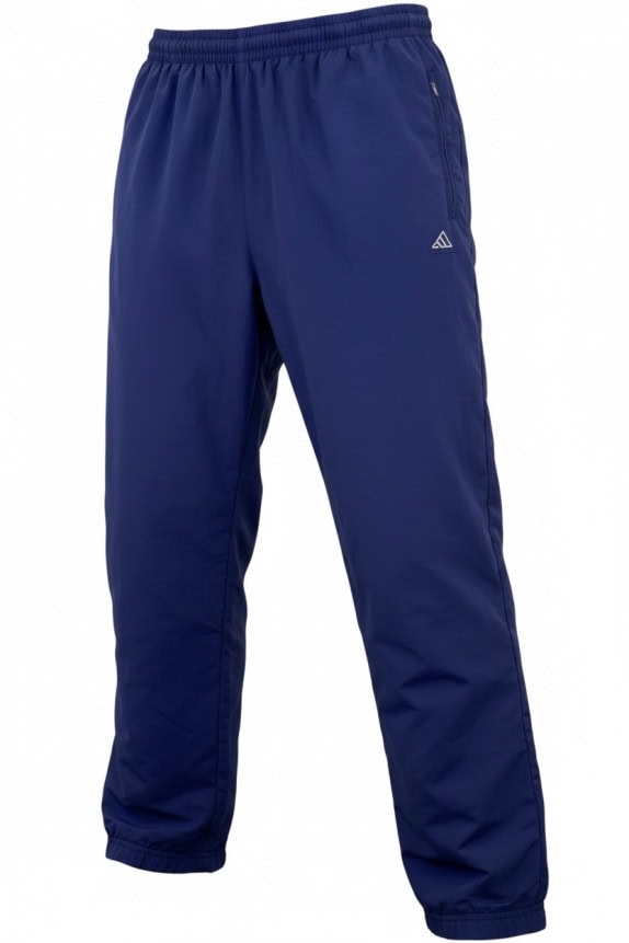 ADIDAS TRACK PANTS SPORTSWEAR NAVY WOMENS PRE OWNED L