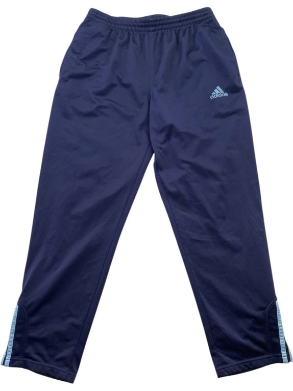 ADIDAS PANTALONI TUTA SPORTSWEAR NAVY UNISEX PRE OWNED L