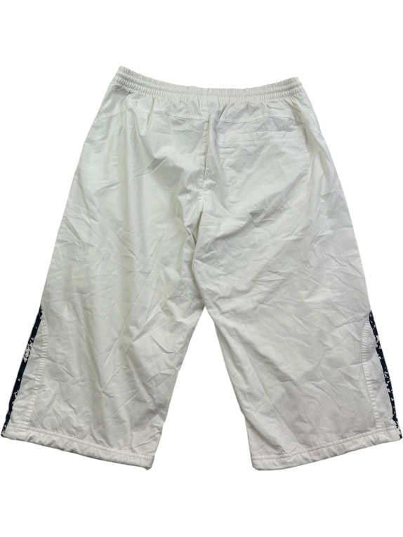 ADIDAS PANTALONI CAPRI 3/4 LOGO BIANCO UNISEX M