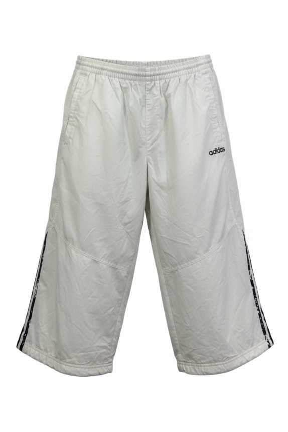 ADIDAS CAPRI PANTS 3/4 LOGO WHITE UNISEX M