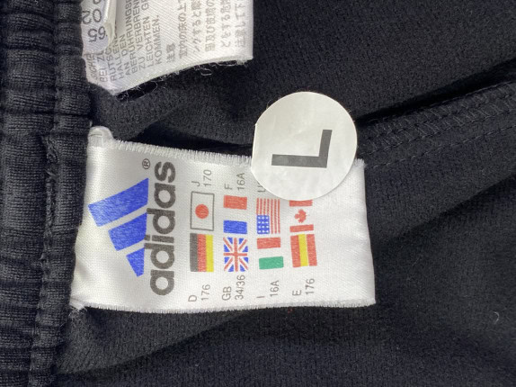 ADIDAS ΠΑΝΤΕΛΟΝΙ ΤΡΕΞΙΜΟΥ ATHLETIC ΜΑΥΡΟ ΑΝΤΡΙΚΟ PRE OWNED L