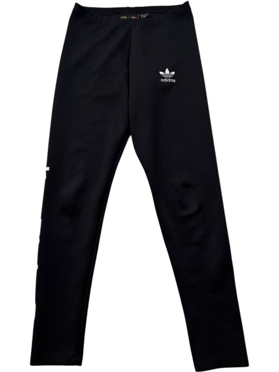 ADIDAS PHARRELL WILLIAMS LEGGINGS SPORTSWEAR BLACK WOMENS PRE OWNED S