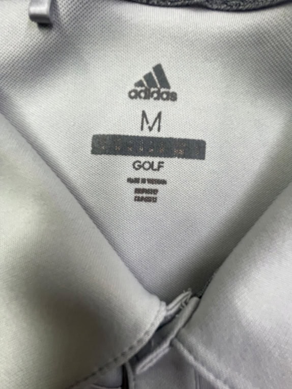 ADIDAS POLO GOLF STRIPED ΛΟΓΟΤΥΠΟ ΓΚΡΙ ΑΝΔΡΙΚΟ M