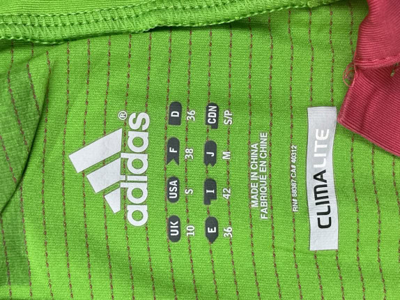 ADIDAS POLO SHIRT SPORTY GREEN ΓΥΝΑΙΚΕΙΟ PRE OWNED S