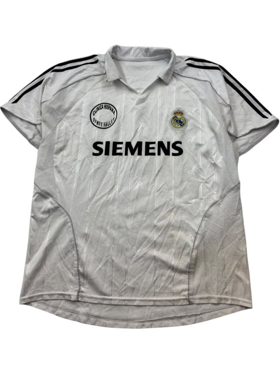ADIDAS REAL MADRID ΦΑΝΕΛΑ ΠΟΔΟΣΦΑΙΡΟΥ RETRO SPORTSWEAR ΑΣΗΜΙ ΑΝΤΡΙΚΟ PRE OWNED L