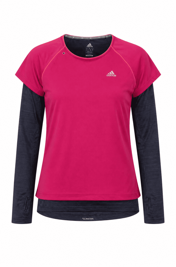 ADIDAS RUNNING T SHIRT SPORTSWEAR FUCHSIA ΜΠΛΕ ΓΥΝΑΙΚΕΙΟ PRE OWNED