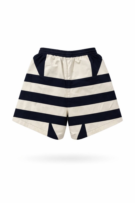 ADIDAS SHORTS ATHLETIC NAVY ΚΑΙ ΛΕΥΚΟ ΑΝΤΡΙΚΟ PRE OWNED XS
