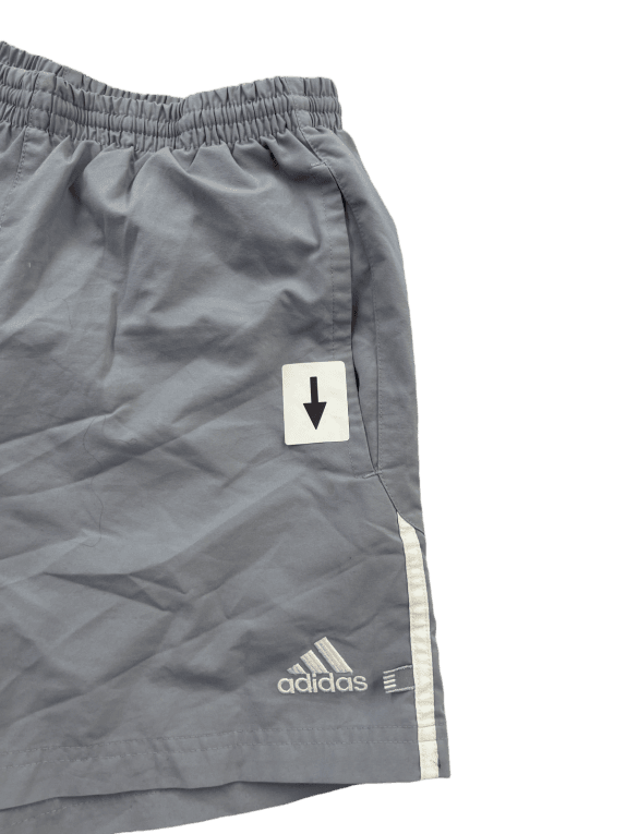 ADIDAS SHORTS SPORTSWEAR GREY MEN PRE OWNED M