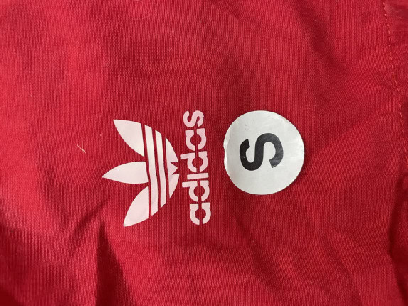 ADIDAS 90s SPORTSWEAR SHORTS RED MEN PRE OWNED S