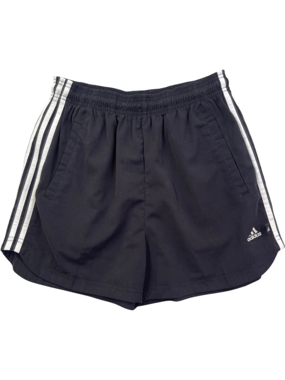 ADIDAS SHORTS SPORTSWEAR BLACK UNISEX PRE OWNED S
