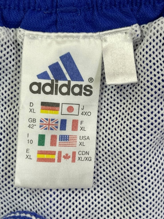 ADIDAS SHORTS SPORTSWEAR ΜΠΛΕ ΑΝΤΡΙΚΟ PRE OWNED XL
