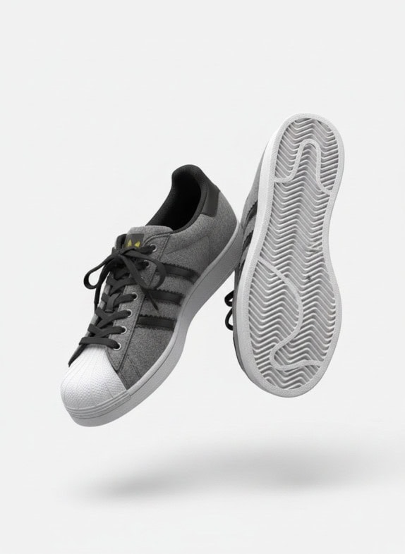 ADIDAS SNEAKERS RETRO GREY UNISEX PRE OWNED EU 40