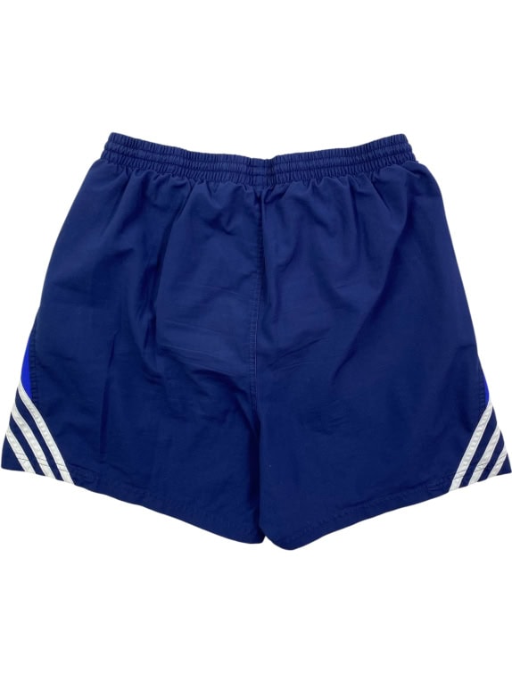 ADIDAS pantaloncini sportivi con logo blu da uomo L