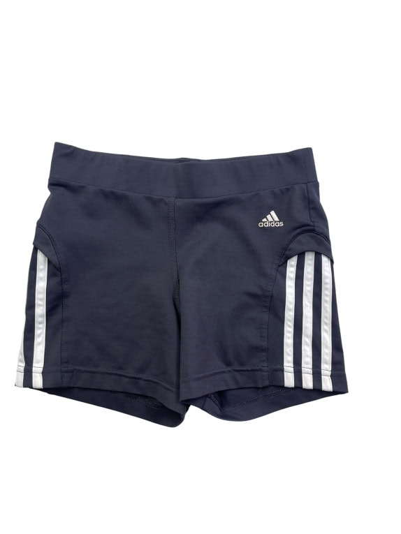 ADIDAS Σορτς Γυμναστικής Climalite Με Τρεις Ρίγες Μπλε Σκούρο UNISEX XS