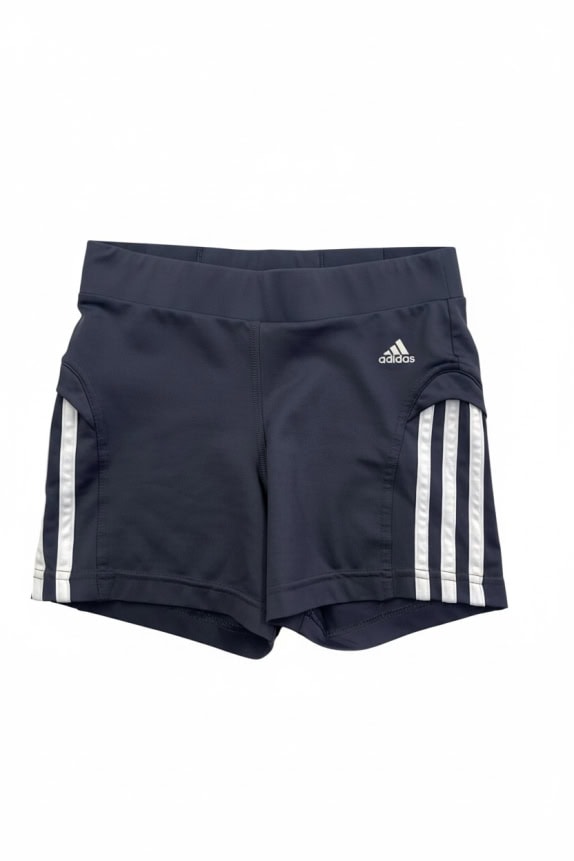 ADIDAS Σορτς Γυμναστικής Climalite Με Τρεις Ρίγες Μπλε Σκούρο UNISEX XS