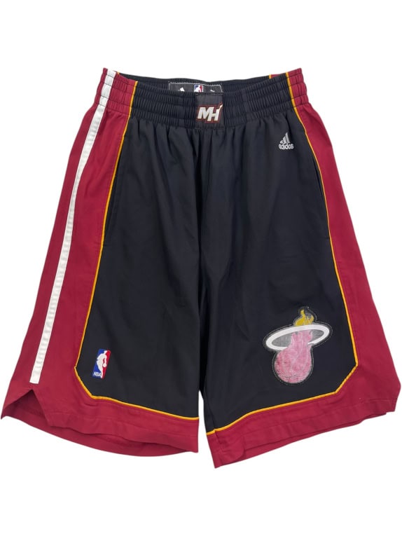 ADIDAS ΣΟΡΤΣ ΜΠΑΣΚΕΤ NBA MIAMI HEAT BIG LOGO ΜΑΥΡΟ UNISEX S