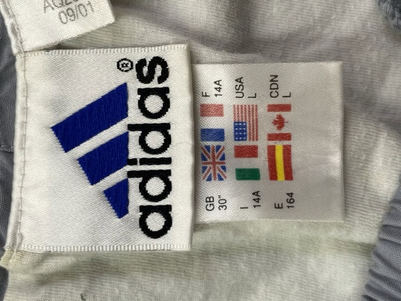 ADIDAS SHORTS SPORTSWEAR GRIGIO UOMO PRE OWNED L