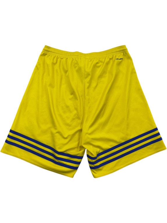 ADIDAS SHORTS SPORTSWEAR YELLOW MEN PRE OWNED M