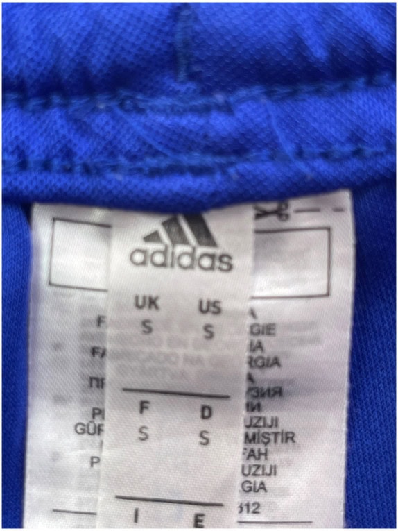 ADIDAS SHORTS SPORTSWEAR BLUE MEN PRE OWNED S