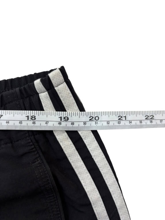 ADIDAS TRACK SHORTS BLACK MEN PRE OWNED
