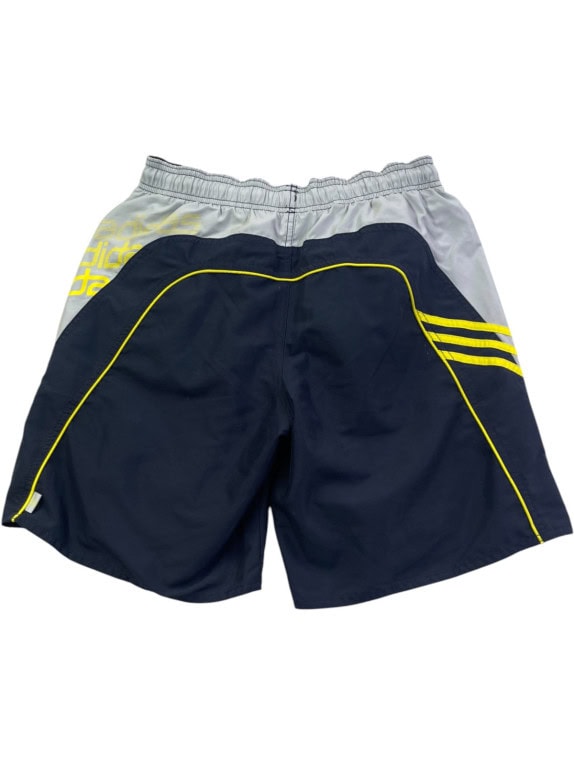 ADIDAS SHORTS VINTAGE BLU UOMO PRE OWNED L