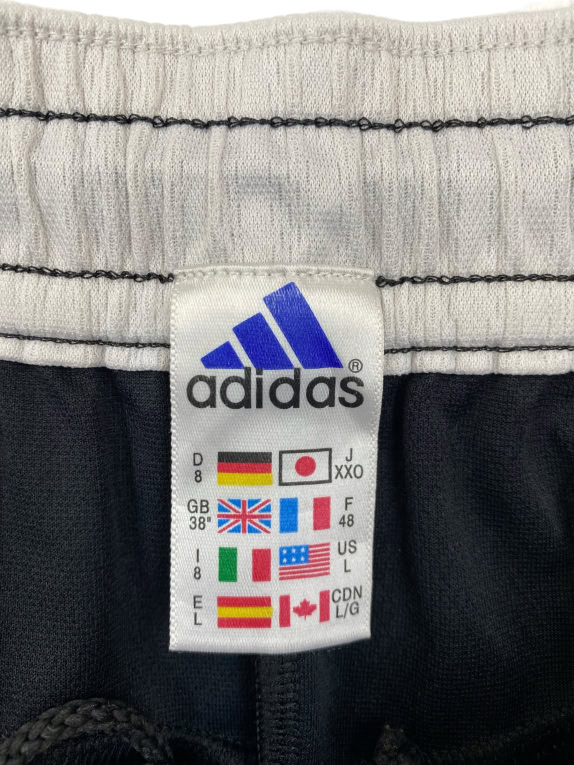 Adidas Pantaloncini sportivi con logo 3-Stripes neri UNISEX L