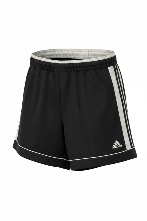 Adidas Σορτσάκι Αθλητικό 3-Stripes Logo Μαύρο UNISEX L