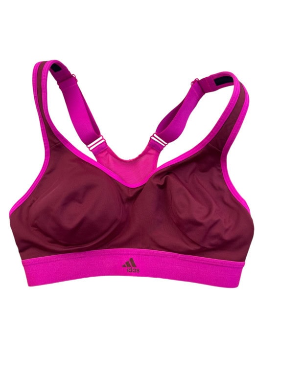 ADIDAS SPORTS BRA ATHLETIC FUCHSIA UNISEX PRE OWNED S