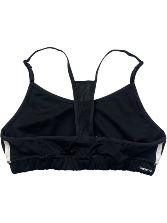 ADIDAS SPORTS BRA MINIMAL BLACK WOMEN PRE OWNED S