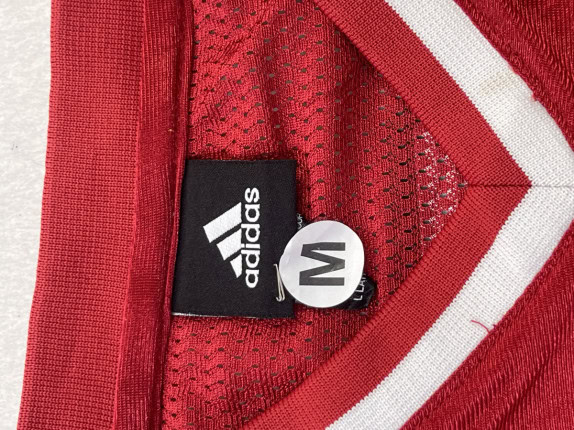 ADIDAS SPORTS JERSEY RED ANTRIKO PRE OWNED M