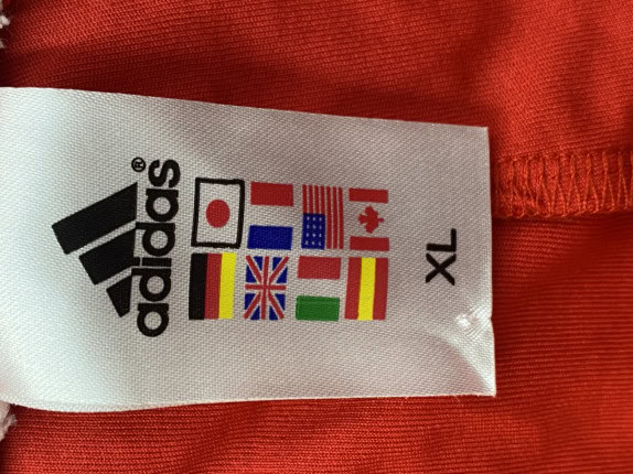 ADIDAS SHORTS SPORTSWEAR ROSSO UOMO PRE OWNED XL