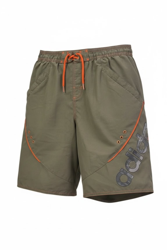 ADIDAS SWIM SHORTS SPORTSWEAR OLIVE ΑΝΤΡΙΚΟ PRE OWNED S