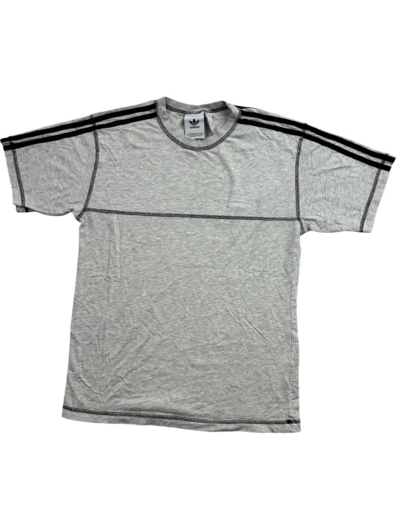 ADIDAS T-SHIRT 3-STRIPES GREY UNISEX S