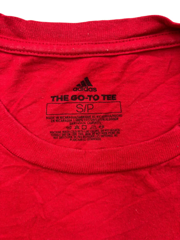 ADIDAS T-SHIRT BIG LOGO ΚΟΚΚΙΝΟ UNISEX S