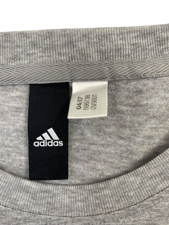 ADIDAS T-SHIRT ΓΚΡΙ ΜΕ ΛΟΓΟΤΥΠΟ ΑΝΔΡΙΚΟ M