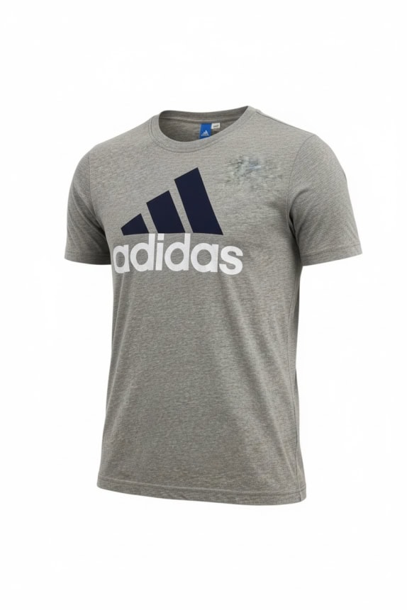 ADIDAS T-SHIRT ΓΚΡΙ ΜΕ ΛΟΓΟΤΥΠΟ ΑΝΔΡΙΚΟ M