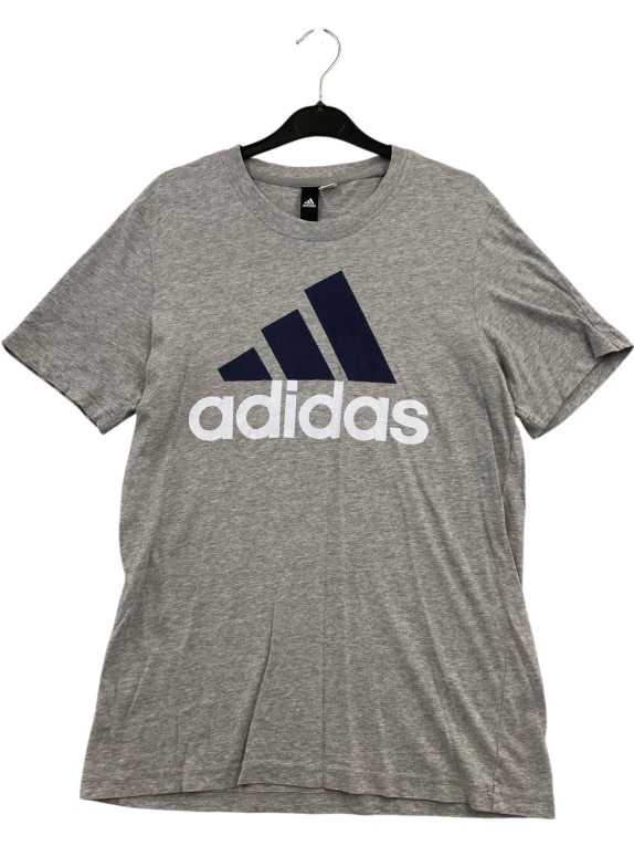 ADIDAS T-SHIRT ΓΚΡΙ ΜΕ ΛΟΓΟΤΥΠΟ ΑΝΔΡΙΚΟ M