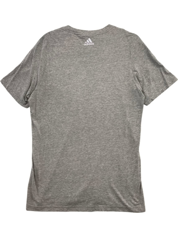 ADIDAS T-SHIRT ΓΚΡΙ ΜΕ ΛΟΓΟΤΥΠΟ ΑΝΔΡΙΚΟ M