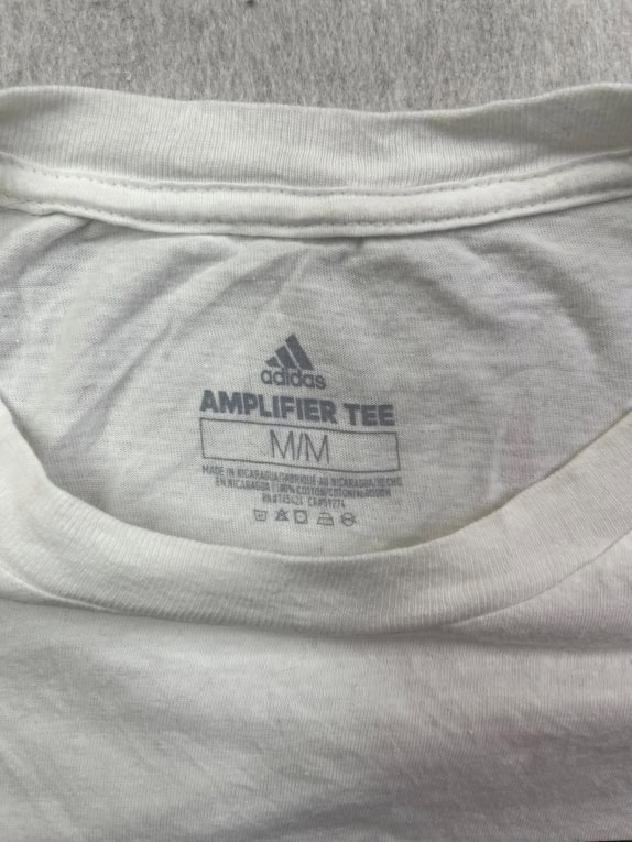 ADIDAS T-SHIRT GRAFICA BIANCA DA UOMO M usata