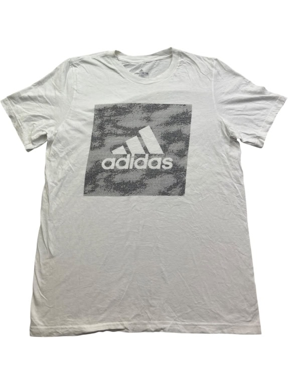 ADIDAS T-SHIRT GRAFICA BIANCA DA UOMO M usata
