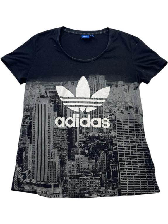 ADIDAS T SHIRT GRAPHIC ΜΑΥΡΟ ΓΥΝΑΙΚΕΙΟ PRE OWNED M