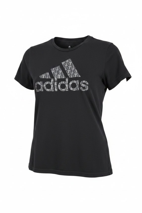 ADIDAS T SHIRT GRAPHIC ΜΑΥΡΟ ΓΥΝΑΙΚΕΙΟ PRE OWNED S