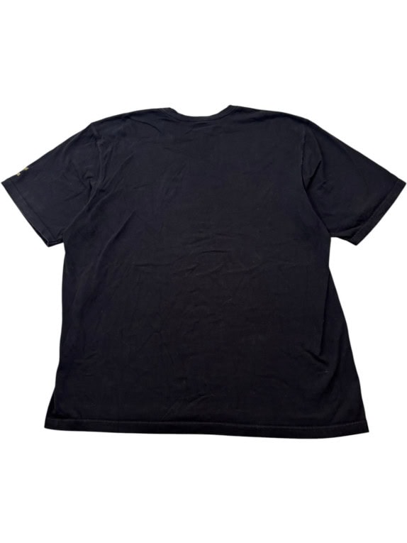 ADIDAS T SHIRT GRAPHIC SPORTSWEAR FADED BLACK MEN PRE OWNED XXL