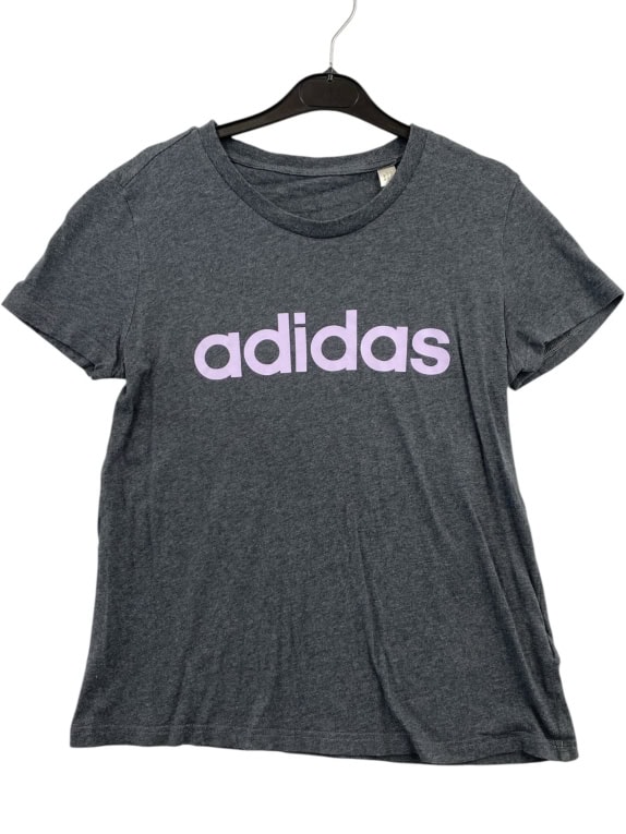 ADIDAS T-SHIRT ΓΥΝΑΙΚΕΙΟ ΜΕ ΛΟΓΟΤΥΠΟ ΓΚΡΙ S