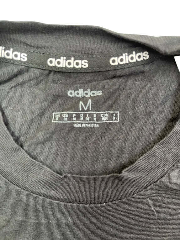 ADIDAS T-SHIRT NERA DA UOMO M usata