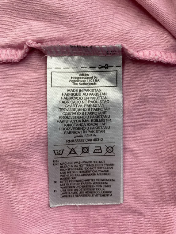 ADIDAS T-SHIRT ΜΕ LOGO PRINT ΡΟΖ ΓΥΝΑΙΚΕΙΟ SMALL