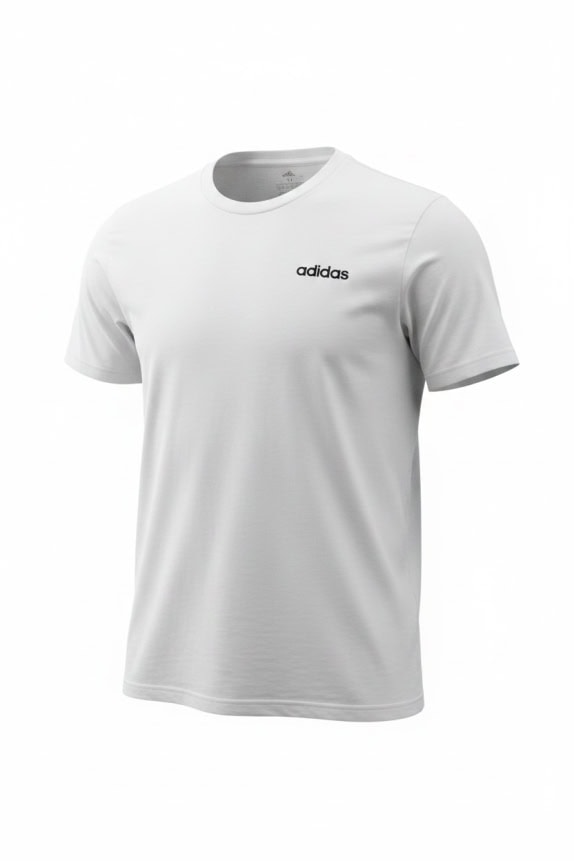 ADIDAS T SHIRT MINIMAL WHITE MENS PRE OWNED M