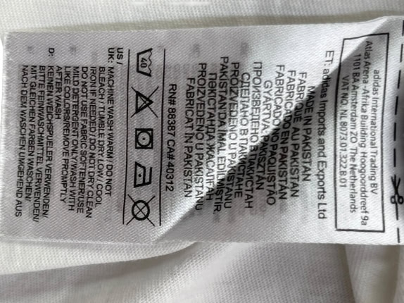 ADIDAS T SHIRT MINIMAL ΛΕΥΚΟ ΑΝΤΡΙΚΟ PRE OWNED M