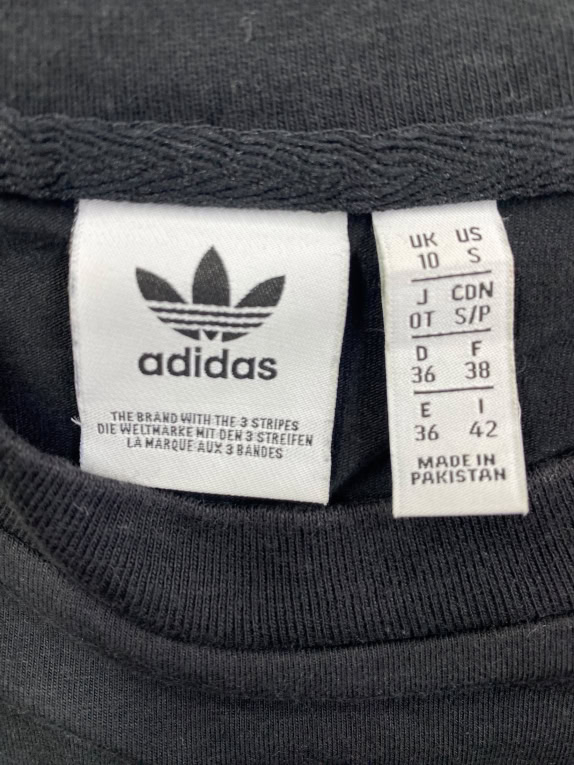 ADIDAS T-SHIRT ORIGINALS TREFOIL LOGO ΜΑΥΡΟ ΓΥΝΑΙΚΕΙΟ S