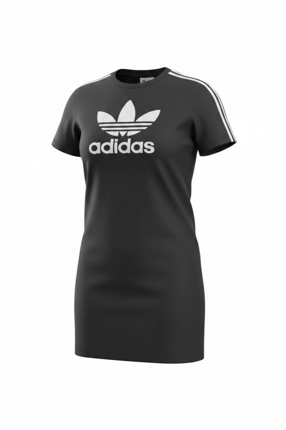 ADIDAS T SHIRT OVERSIZED ΜΑΥΡΟ ΓΥΝΑΙΚΕΙΟ PRE OWNED S